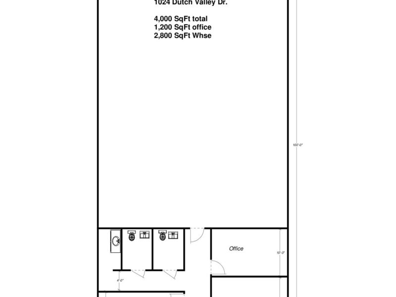 LEASED: 4,000 sf Warehouse and Office Space Near Downtown & I-640