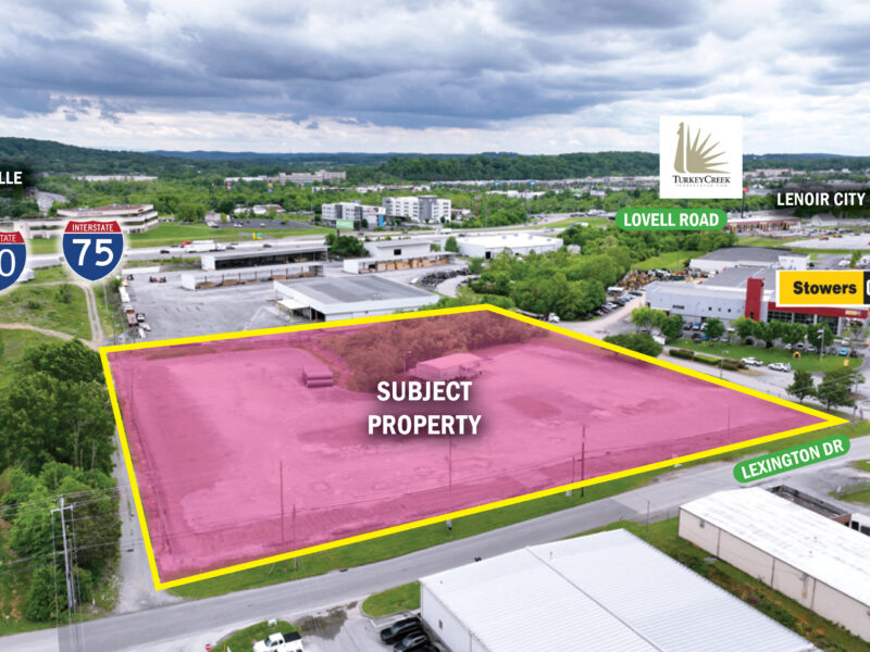 FOR LEASE: Fantastic 4.5 Acres of Industrial Land in Prime West Knoxville Location